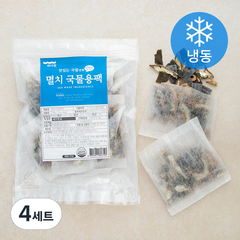 바다원 간편 국물용팩 멸치, 15g, 6개입, 4세트