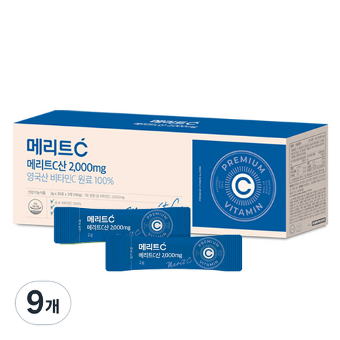 휴온스 메리트C 메리트C산 비타민 2000mg 90p, 9개, 180g