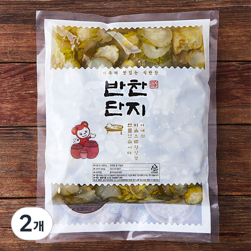 반찬단지 오이채, 1kg, 2개