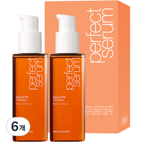 미쟝센 퍼펙트 오리지널 헤어 세럼 7X 2p, 160ml, 12개