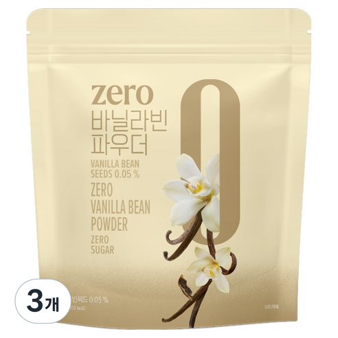 네이쳐티 zero 바닐라빈 파우더, 500g, 3개, 1개입