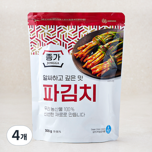종가 파김치, 300g, 4개