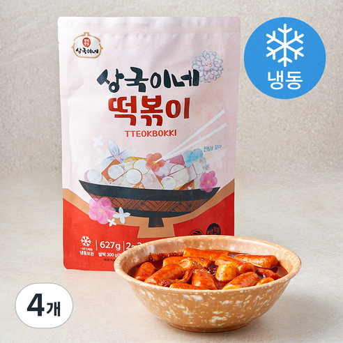 상국이네 떡볶이 (냉동), 627g, 4개