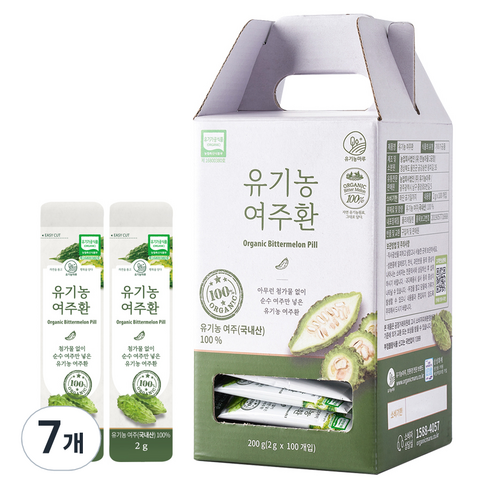 유기농마루 유기농 여주환 100p, 200g, 7개