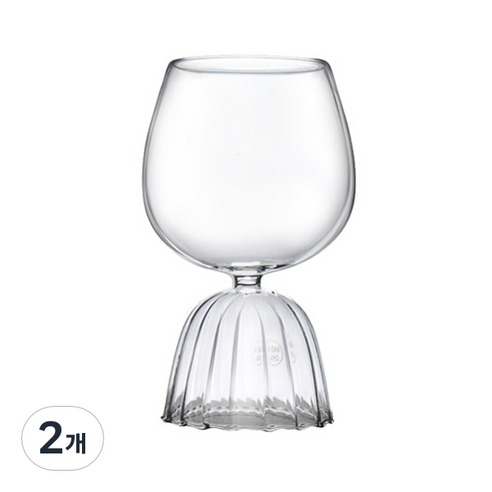 러블리 와인잔 보르도 골드라인, 2개, 540ml