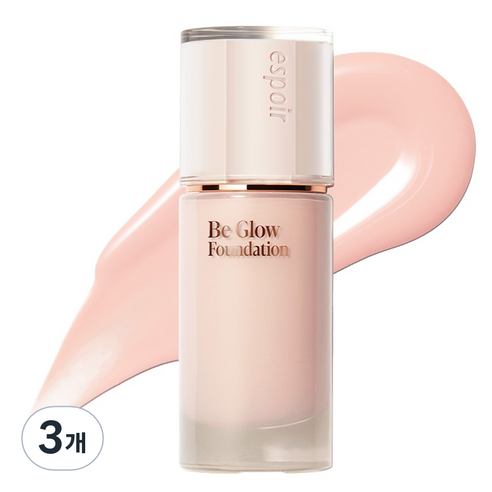 에스쁘아 비글로우 파운데이션 SPF27 PA++ 30g, 3C 웨딩피치, 3개