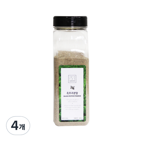딜리셔스마켓 흑후추분말, 400g, 4개