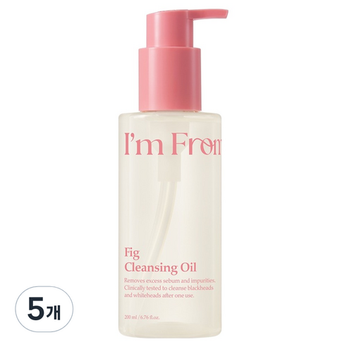 아임프롬 피그 클렌징 오일, 200ml, 5개