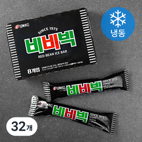 빙그레 비비빅 (냉동), 70ml, 8개입, 4개