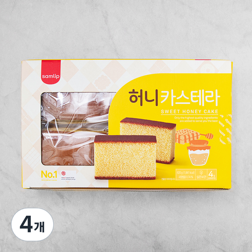 삼립 허니 카스테라, 620g, 4개