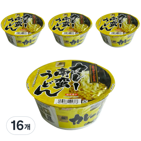 멘노스나오시 카레우동 컵면, 81g, 16개