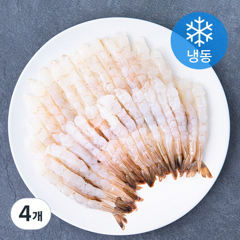 튀김용 노바시새우 (냉동), 300g(30size), 4개