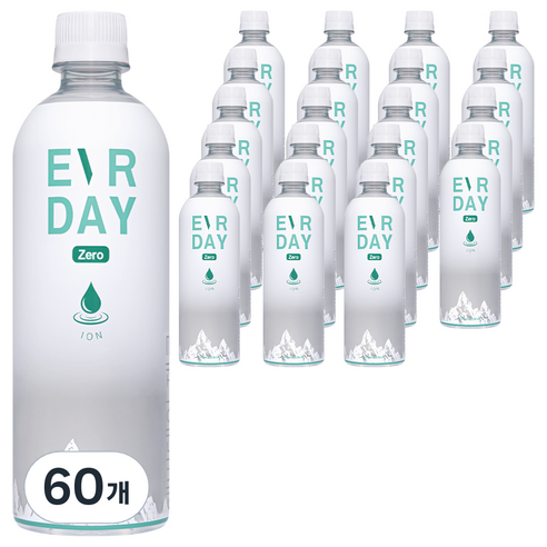 에버데이 제로 이온 음료, 500ml, 60개