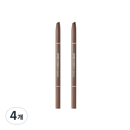 토니모리 러블리 아이브로우 펜슬 0.2g, 5호, 4개