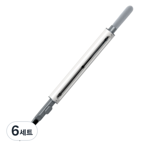 이어폰 먼지제거 틈새 청소 키트, 혼합색상, 6세트