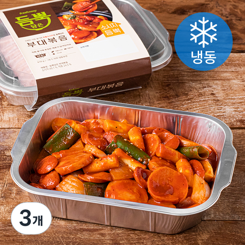 프레시지 듬뿍담은 부대 볶음 (냉동), 610g, 3개