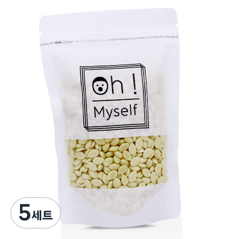 오마이셀프 바닐라와이 하드왁스+스파츌라 왁싱키트, 5세트, 200g