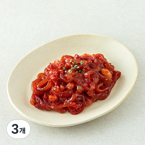 명심정 오징어젓, 200g, 3개