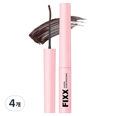 쏘내추럴 수퍼 픽스 슬림 마스카라 2.8g, 4개, 02 다크 브라운