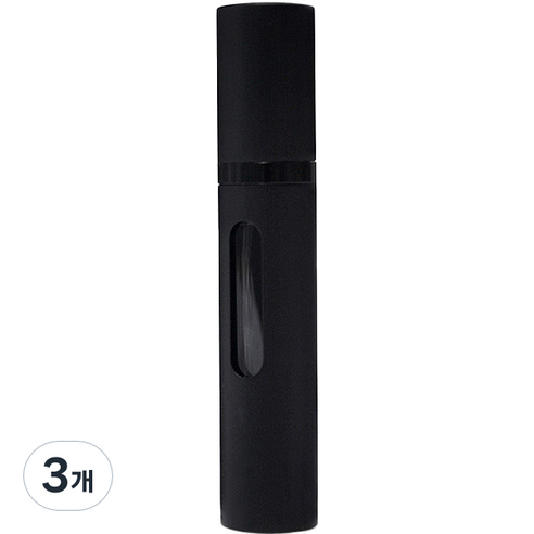스윗던 하이엔드 향수공병 8ml, 3개, 블랙