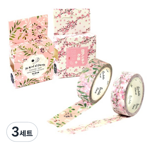 라이프포인트 마스킹 테이프 세트, S1012, S1015, 3세트