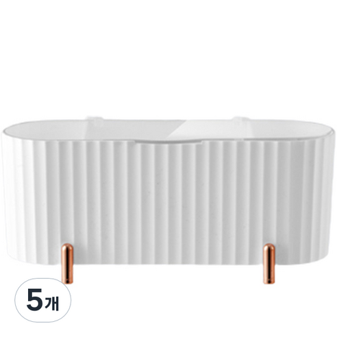 마켓피오 화장대 정리수납 스토리지박스, 타입2, 5개