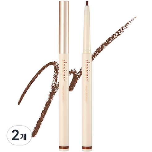 데이지크 슬림 젤 아이라이너 0.12g, 2개, 03 브라운
