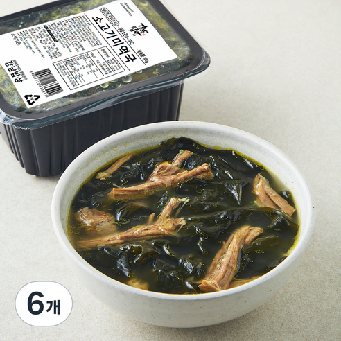 강남밥상 소고기미역국, 500g, 6개