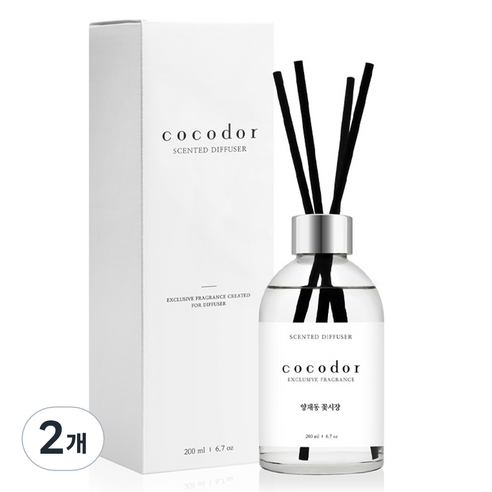 코코도르 화이트라벨 디퓨저, 양재동꽃시장, 200ml, 2개