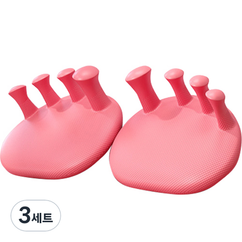쿼르디 풋 아치 트레이너 양발 세트 핑크, 3세트