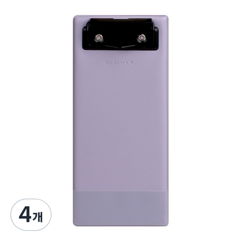 데얼스 메모 클립보드 MINI, 4개, 라벤더