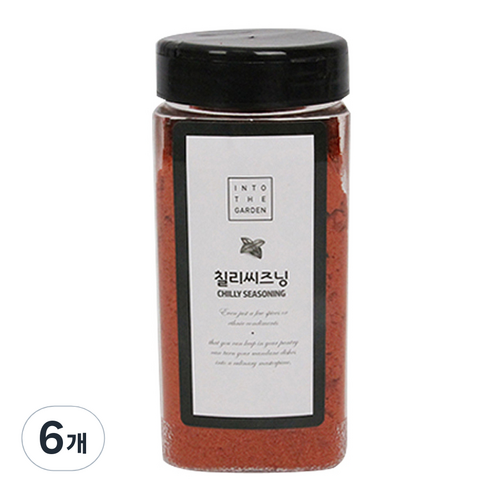 딜리셔스마켓 칠리시즈닝 천연 향신료 중형, 230g, 6개