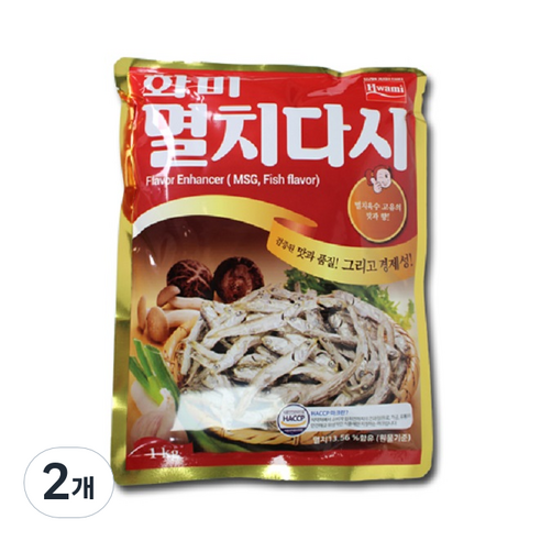 화미 멸치 실속다시, 1kg, 2개