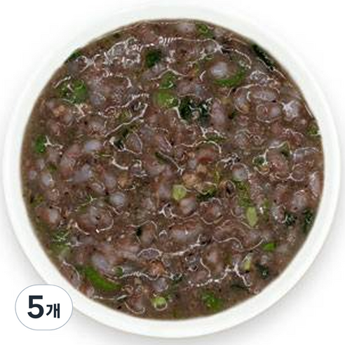 짱죽 유아용 실온 이유식 중기 한우흑미죽, 160g, 5개