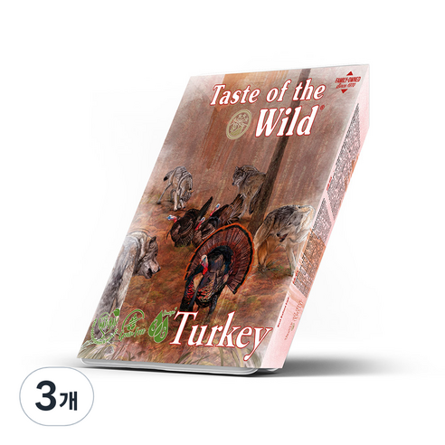 토우 트레이 그레인프리 강아지 주식캔, 칠면조 앤 오리, 390g, 3개