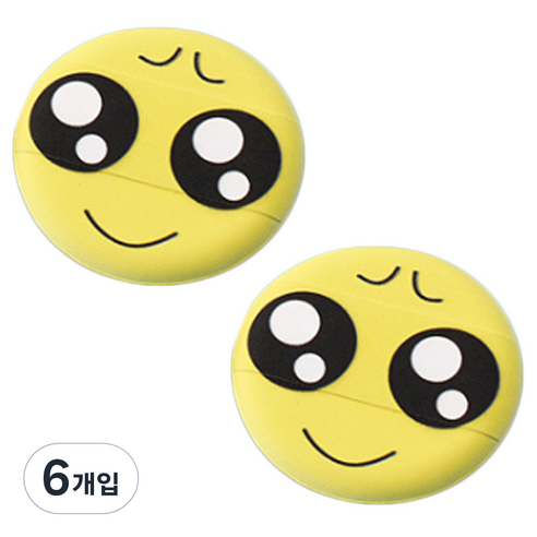 뷰티팝 스마일 에어 쿠션 퍼프, 01, 6개입