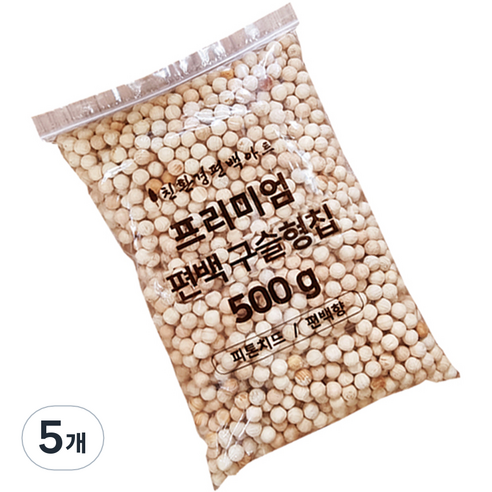 편백아트 프리미엄 편백 구슬형 칩, 5개, 500g