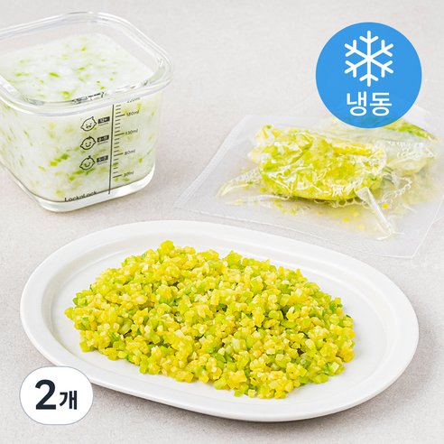 맘마유 애호박 다짐 1단계 (냉동), 240g, 2개, 애호박맛