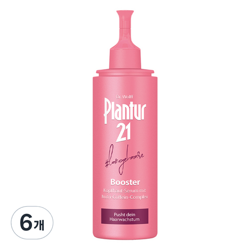 플란투어21 카페인 롱헤어 부스터, 125ml, 6개