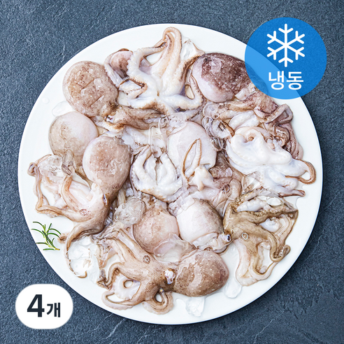 씨픽 손질 주꾸미 (냉동), 200g(4마리), 4개