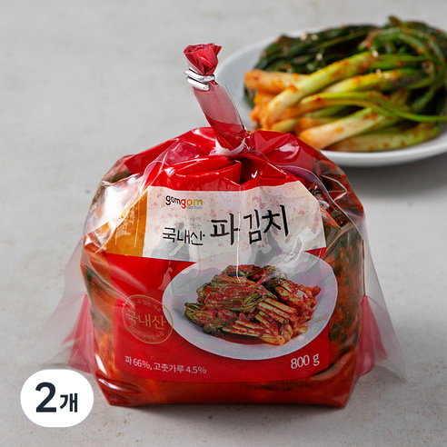 곰곰 파김치, 800g, 2개