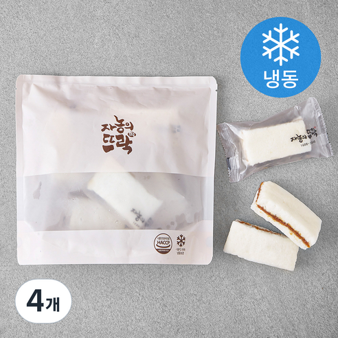 자농의뜨락 한천꿀설기 (냉동), 50g, 5개입, 4개