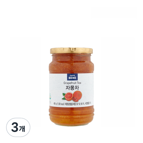 카페베네 자몽차, 480g, 1개입, 3개
