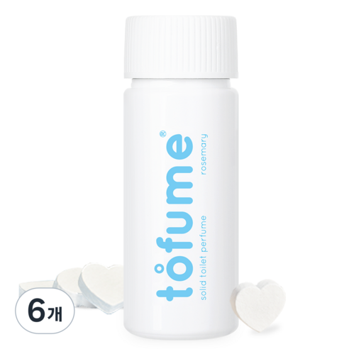 토퓸 화장실 방향제 본품 로즈마리 30p, 24g, 6개, 쿨/민트향