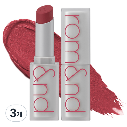 롬앤 제로 매트 립스틱 3g, 3개, 04 비포선셋