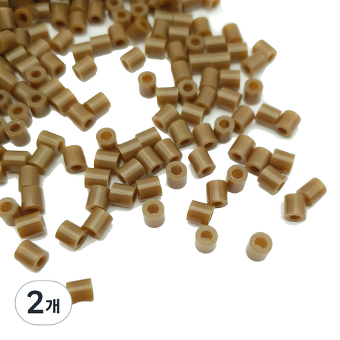 펄러 비즈 크런치 슬라임 재료 500g, 2개, 초코