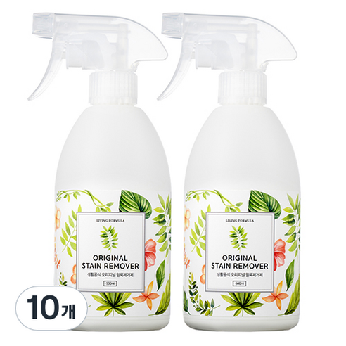 생활공식 오리지널 얼룩제거제, 500ml, 10개