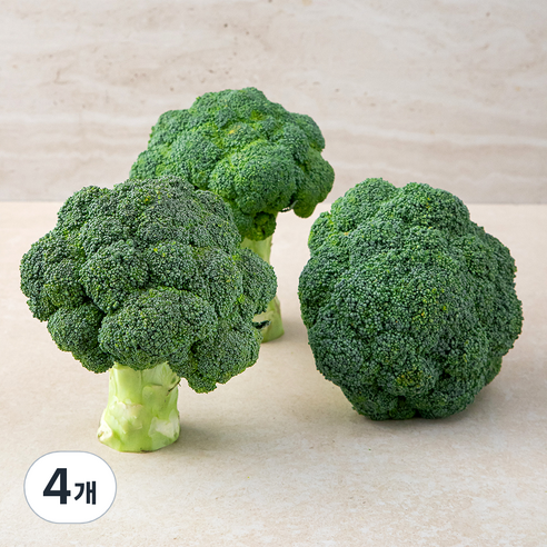 브로컬리 국내산, 1kg, 4개
