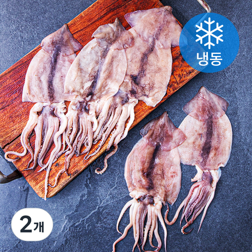 빅마마 손질 오징어 (냉동), 650g(5미), 2개