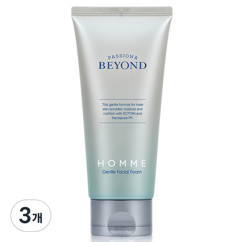 비욘드 옴므 젠틀 페이셜 폼, 150ml, 3개